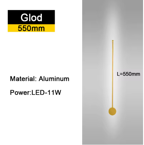 350 ° Rotatie LED Wandlamp voor Woonkamer Moderne Lange Wandlampen Voor Thuis Slaapkamer Trappen Woonkamer Bank Achtergrondverlichting Decoratie Lamp 110-220V