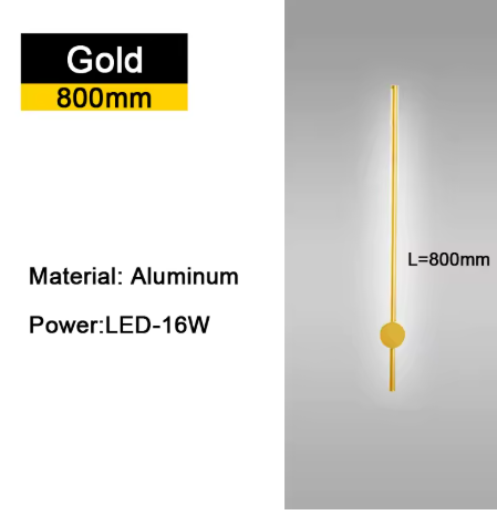 350 ° Rotatie LED Wandlamp voor Woonkamer Moderne Lange Wandlampen Voor Thuis Slaapkamer Trappen Woonkamer Bank Achtergrondverlichting Decoratie Lamp 110-220V