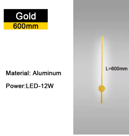 350 ° Rotatie LED Wandlamp voor Woonkamer Moderne Lange Wandlampen Voor Thuis Slaapkamer Trappen Woonkamer Bank Achtergrondverlichting Decoratie Lamp 110-220V