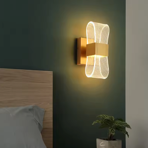 Nordic Luxe LED Wandlamp – Modern Aluminium Bed- & Sfeerverlichting