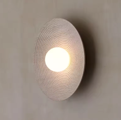 Creatieve Retro Ronde Wandlamp – Decoratieve LED Verlichting voor Restaurant & Slaapkamer