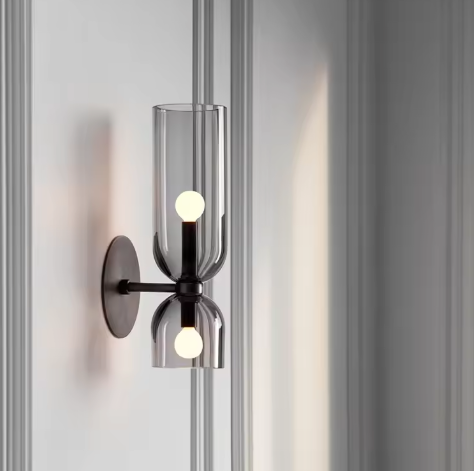 Scandinavische Glazen Wandlamp – Minimalistisch & Creatief Design