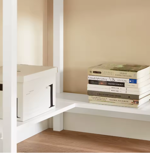 Bureau met Lade en 3 Opbergplanken – 101 cm Werkblad