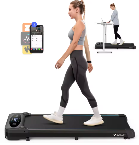 Onder Bureau Loopband – 2,75 PK Motor, LED-Display & Stil Ontwerp