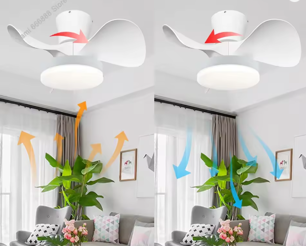 Plafondventilator met LED Licht – Stil & Intelligente Bediening, Modern Scandinavisch Design