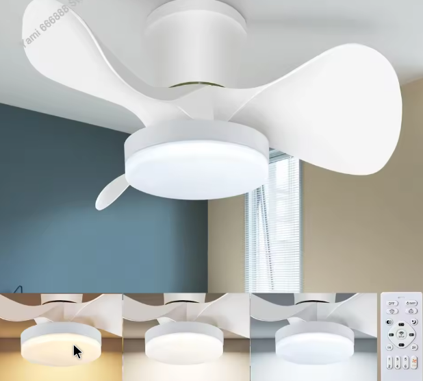 Plafondventilator met LED Licht – Stil & Intelligente Bediening, Modern Scandinavisch Design