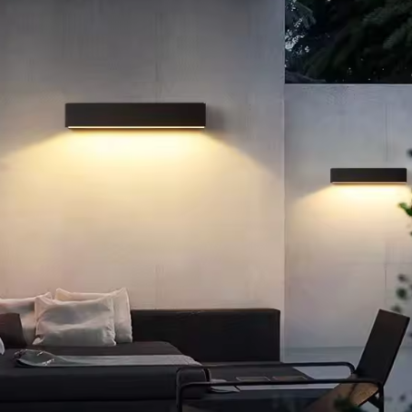 LED Buiten Wandlamp – IP65 Waterdicht, Aluminium, Moderne Veranda- en Gevelverlichting