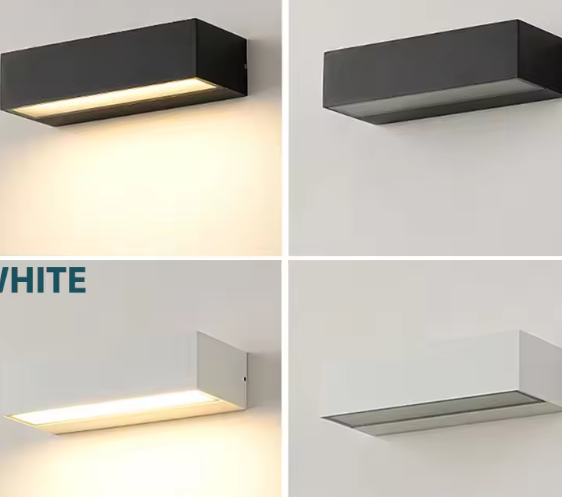 LED Buiten Wandlamp – IP65 Waterdicht, Aluminium, Moderne Veranda- en Gevelverlichting