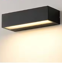 LED Buiten Wandlamp – IP65 Waterdicht, Aluminium, Moderne Veranda- en Gevelverlichting