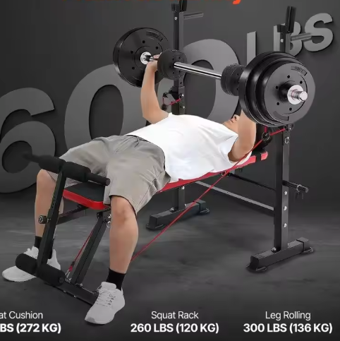 Verstelbare Opvouwbare Halterbank – Multifunctionele Fitnessbank voor Thuis