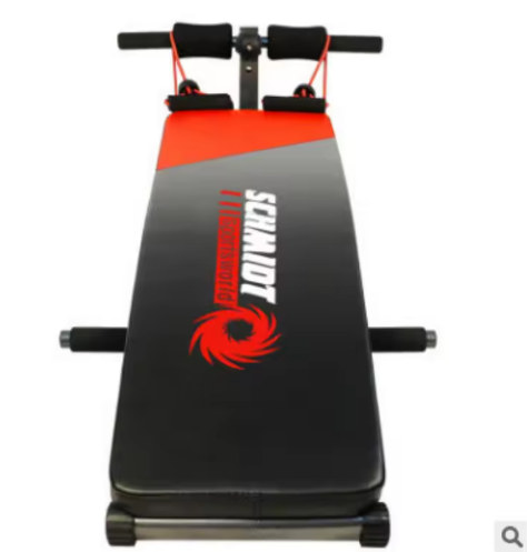 Verstelbare Buikbank met Halters & Weerstandsspanners – Opvouwbare Fitnessbank voor Thuis