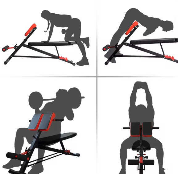 Opvouwbare Verstelbare Buikbank – Compacte Fitnessbank voor Thuis