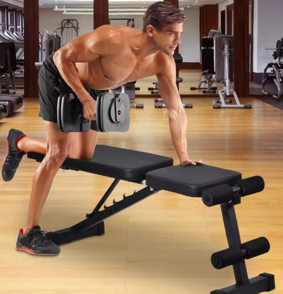 Opvouwbare Verstelbare Halterbank – 8-in-1 Multifunctionele Fitnessbank