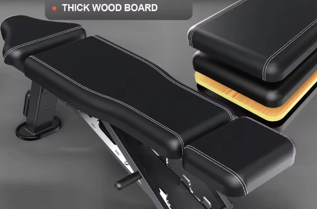 Opvouwbare Verstelbare Halterbank – Multifunctionele Trainingsbank Zwart