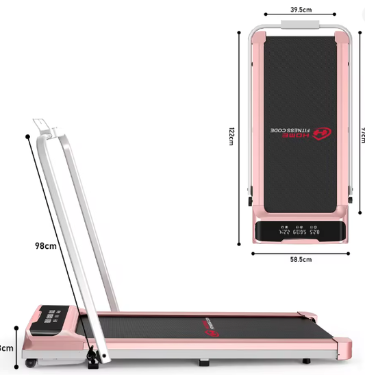 Opvouwbare Loopband met LED-display – 1-10 km/u, Stil & Compact