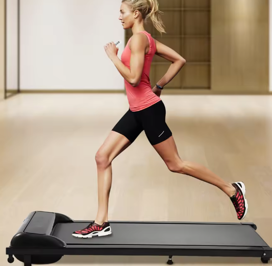 Opvouwbare loopband voor thuis – 1-8 km/u, LED-display & antislip