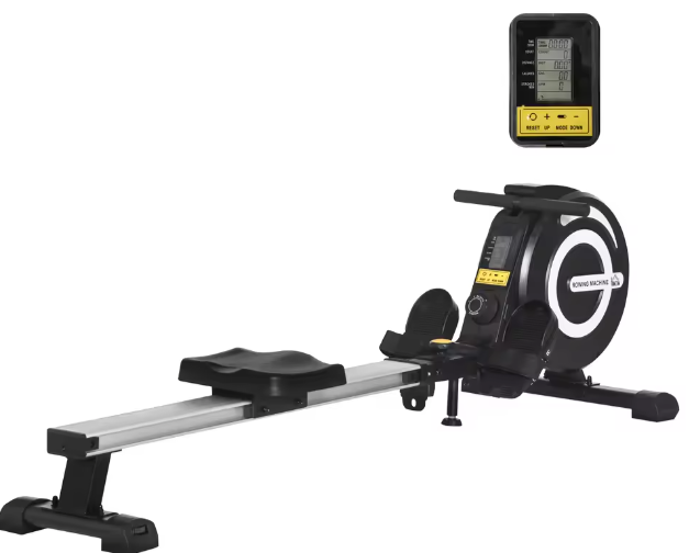 Opvouwbare Roeimachine – 8 Weerstandsniveaus & LCD-Display