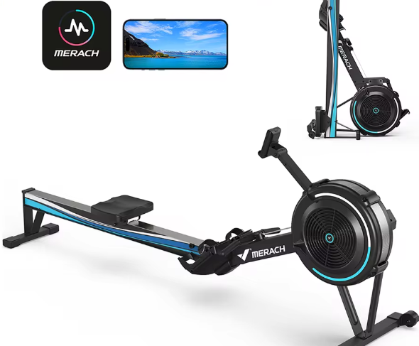 Professionele Roeimachine – Luchtweerstand, Opvouwbaar & Bluetooth