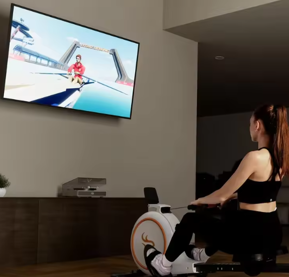 Slimme Roeimachine – 32 Weerstandsniveaus, LED Monitor & Bluetooth