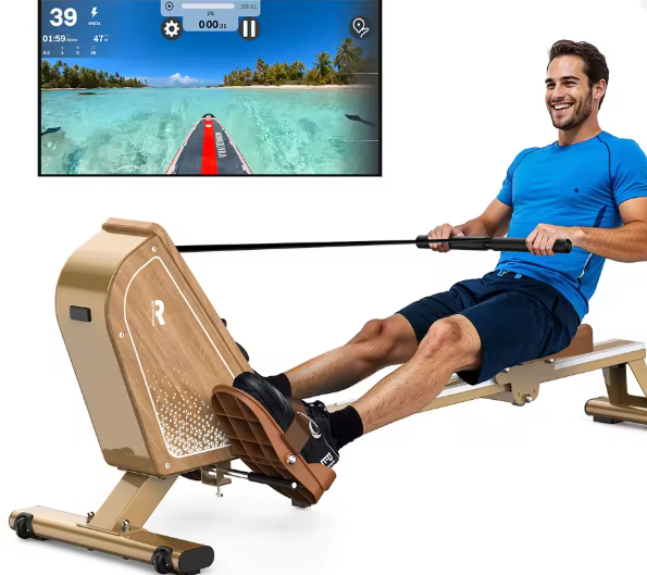 Magnetische Roeitrainer – 16 Weerstandsniveaus, Bluetooth & Verticale Opslag