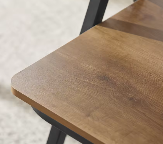 Opvouwbare Klapstoel – Metaal & Houtlook, Compact en Stevig