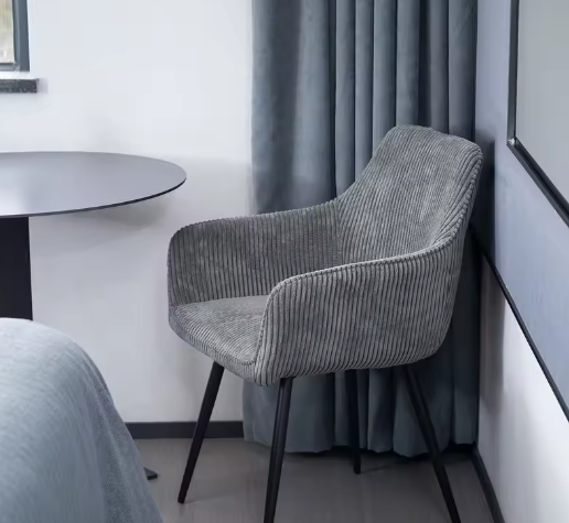 Set Van 2 Koordstoelen Met Rugleuning En Armsteun – Wintertaling, Metalen Frame, Skandi Design