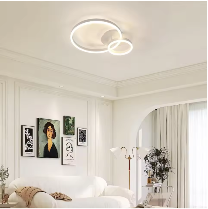 Moderne Ronde LED Plafondlamp – 42W Acryl & Aluminium