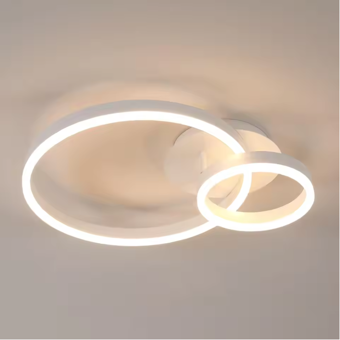 Moderne Ronde LED Plafondlamp – 42W Acryl & Aluminium