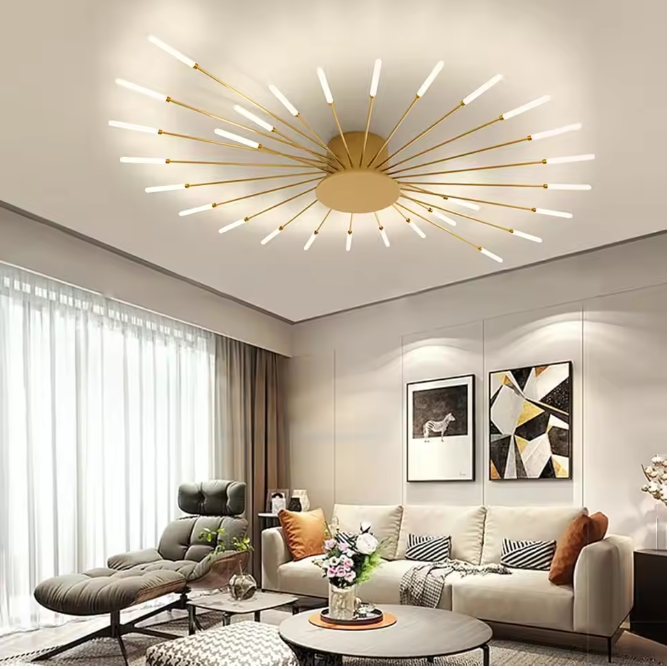 Moderne LED Plafondlamp – 28W Kroonluchter met Natuurlijk Licht 4500K