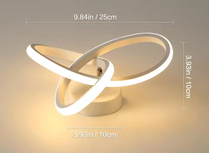 Moderne LED Plafondlamp – 20W Wit met 3 Lichtstanden, 25 cm