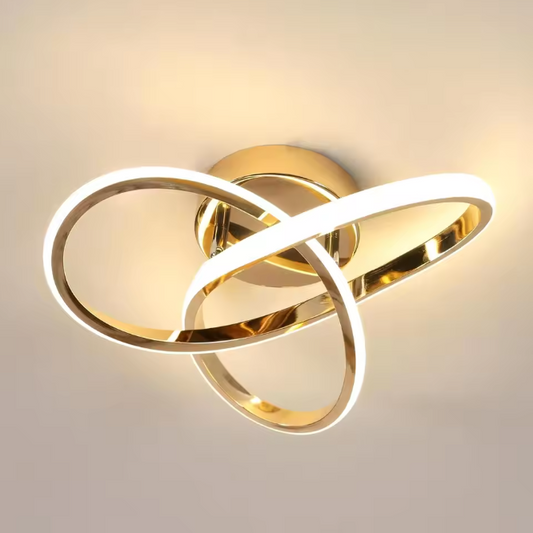 Moderne LED Plafondlamp – Gebogen Design voor Slaapkamer, Woonkamer & Keuken