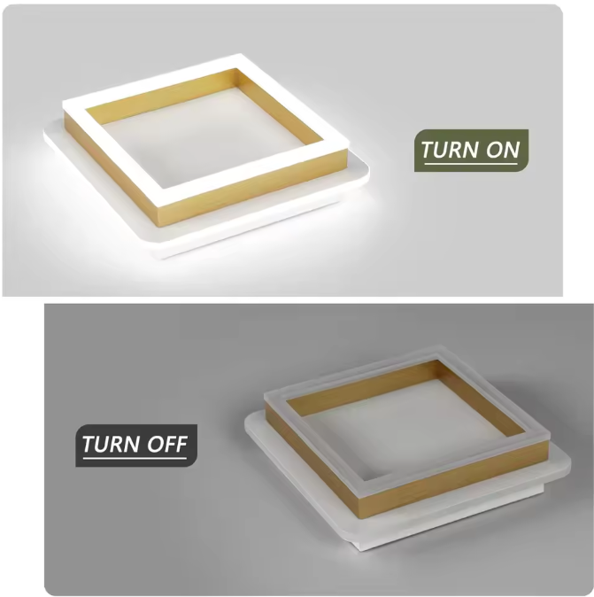 Moderne LED Plafondlamp – 30W 3375LM Warm Wit, 30 cm