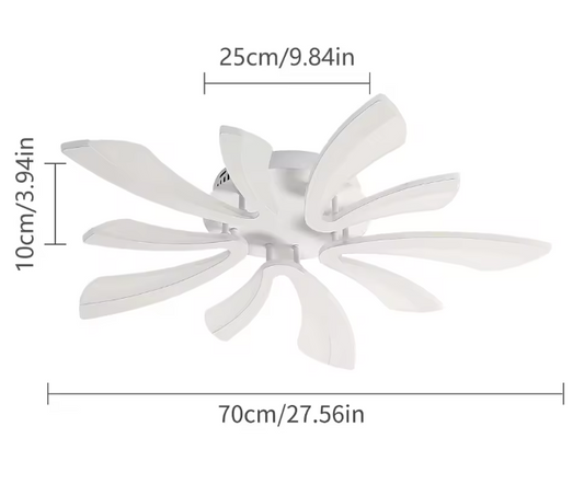 Moderne LED Plafondlamp – 50W V-Vormige 5-Kops Verlichting