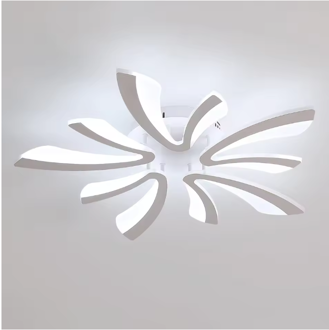 Moderne LED Plafondlamp – 50W V-Vormige 5-Kops Verlichting