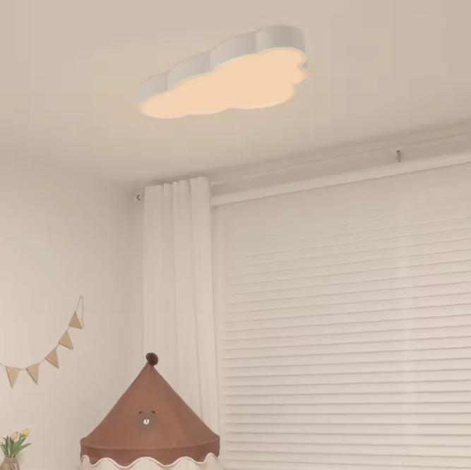 Cloud LED Plafondlamp – Moderne Minimalistische Kinderkamer Verlichting