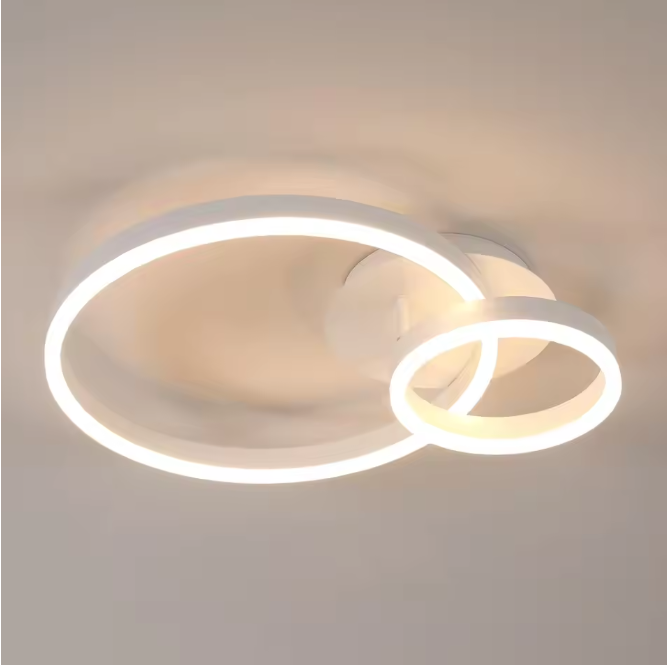 Moderne Ronde LED Plafondlamp – 42W Acryl & Aluminium