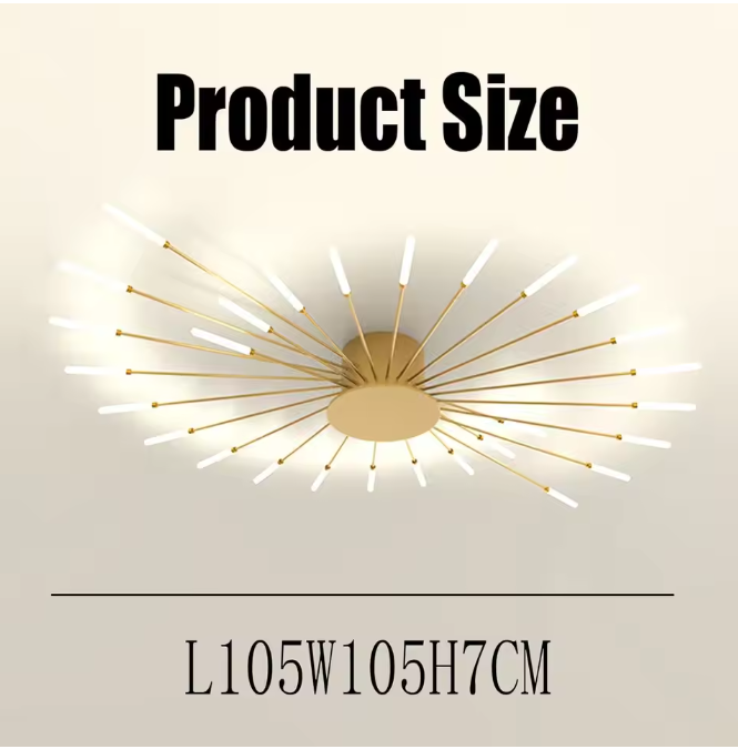 Moderne LED Plafondlamp – 28W Kroonluchter met Natuurlijk Licht 4500K