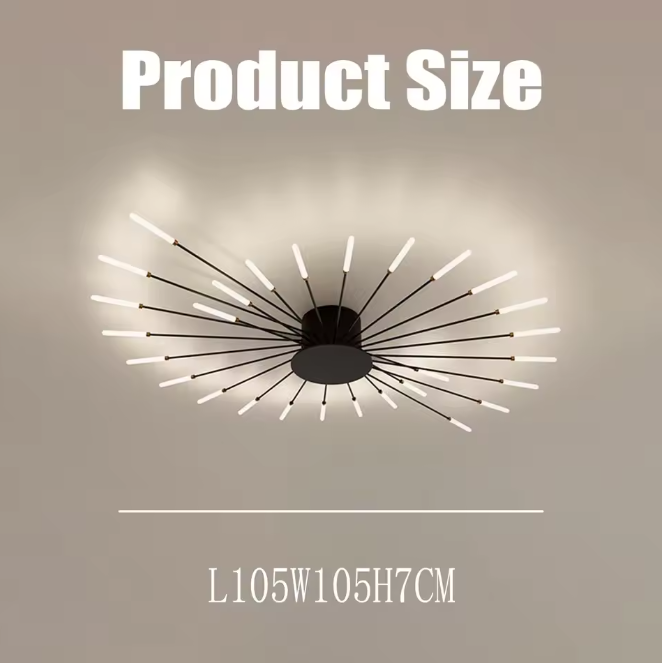 Moderne LED Plafondlamp – 28W Kroonluchter met Natuurlijk Licht 4500K