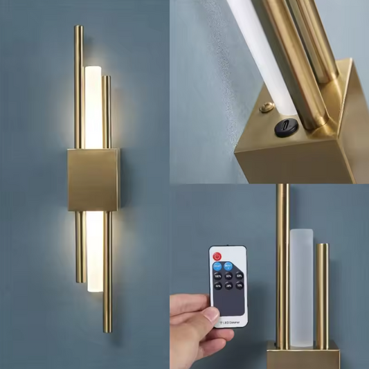 Moderne Acryl Wandlamp – LED Sfeerverlichting met Afstandsbediening & Oplaadfunctie