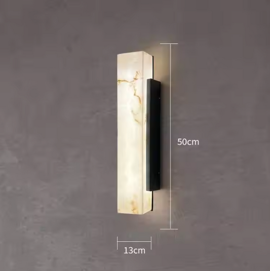Moderne Marmeren LED Wandlamp – Waterdicht & Stijlvol voor Binnen en Buiten