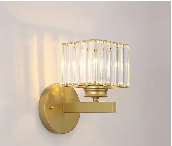 Moderne Kristallen Wandlamp – Luxe LED Verlichting voor Slaapkamer & Woonkamer