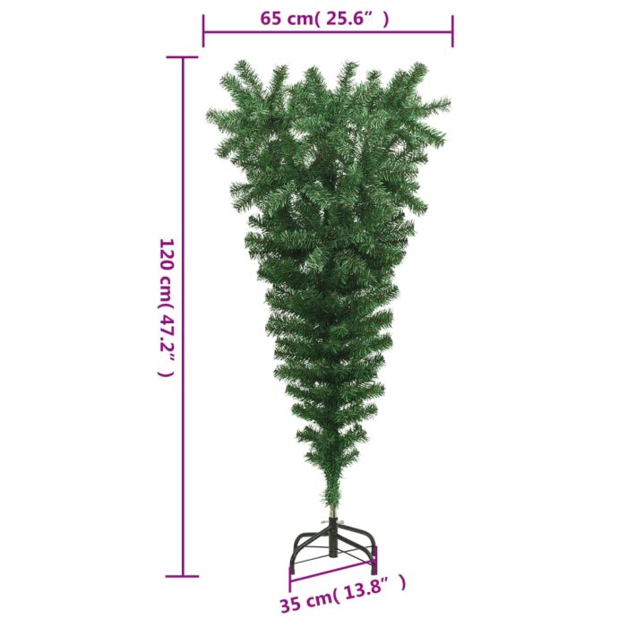 TrendyXL Kunstkerstboom omgekeerd met standaard 120 cm groen