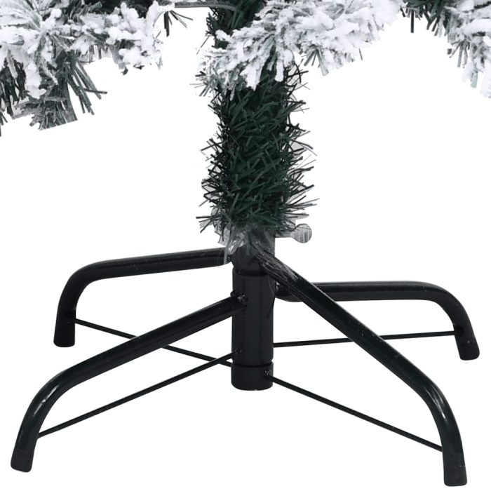 TrendyXL Kunstkerstboom met sneeuwvlokken 300 cm PVC groen