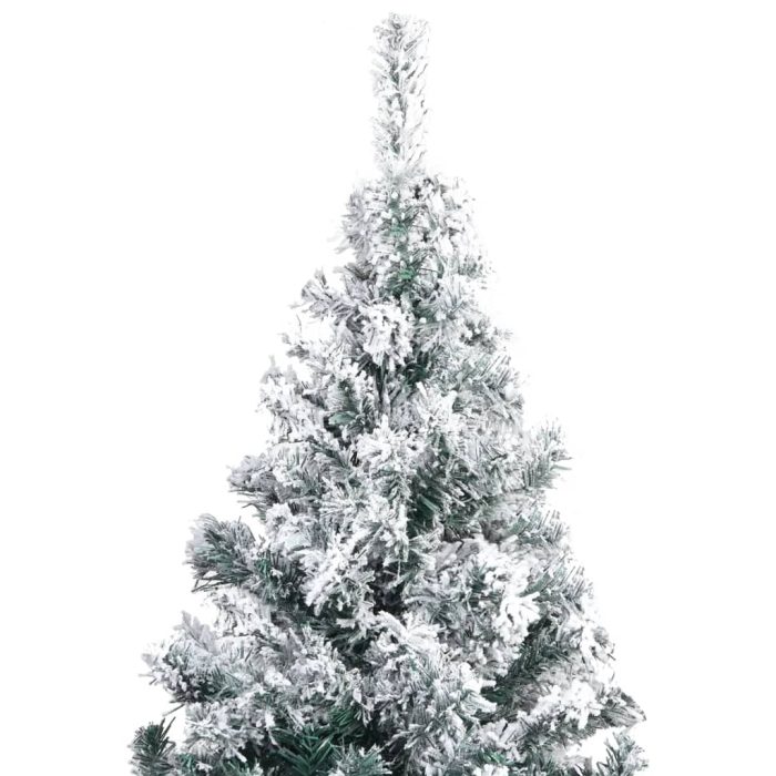 TrendyXL Kunstkerstboom met sneeuwvlokken 300 cm PVC groen