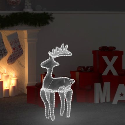 TrendyXL Kerstversiering rendier met mesh 306 LED's 60x24x89 cm