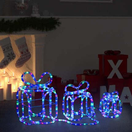 TrendyXL Kerstverlichting cadeaudozen 180 LED's binnen en buiten