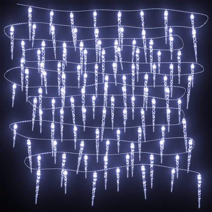 TrendyXL Kerstverlichting ijspegel met 40 LED's acryl koudwit