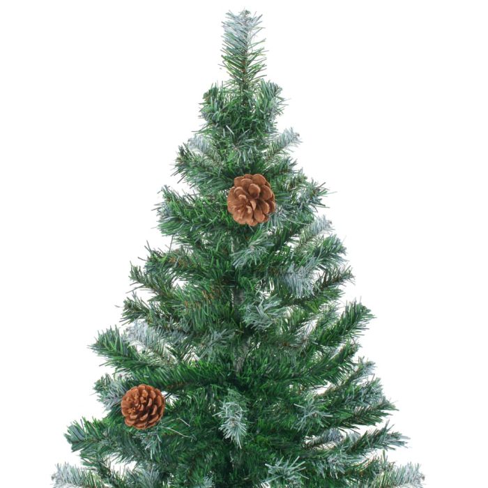 TrendyXL Kunstkerstboom met verlichting kerstballen dennenappels 180 cm