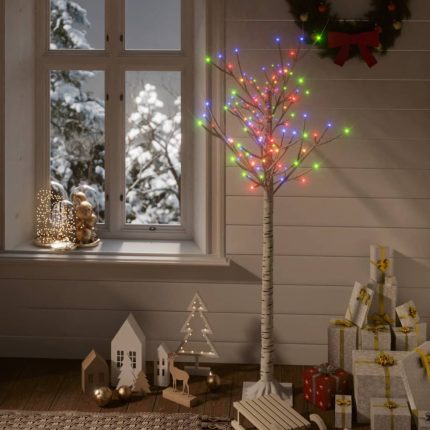 TrendyXL Kerstboom wilg 140 meerkleurige LED's binnen en buiten 1,5 m