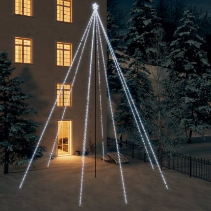 TrendyXL Kerstboomverlichting 1300 LED's binnen/buiten 8 m koudwit